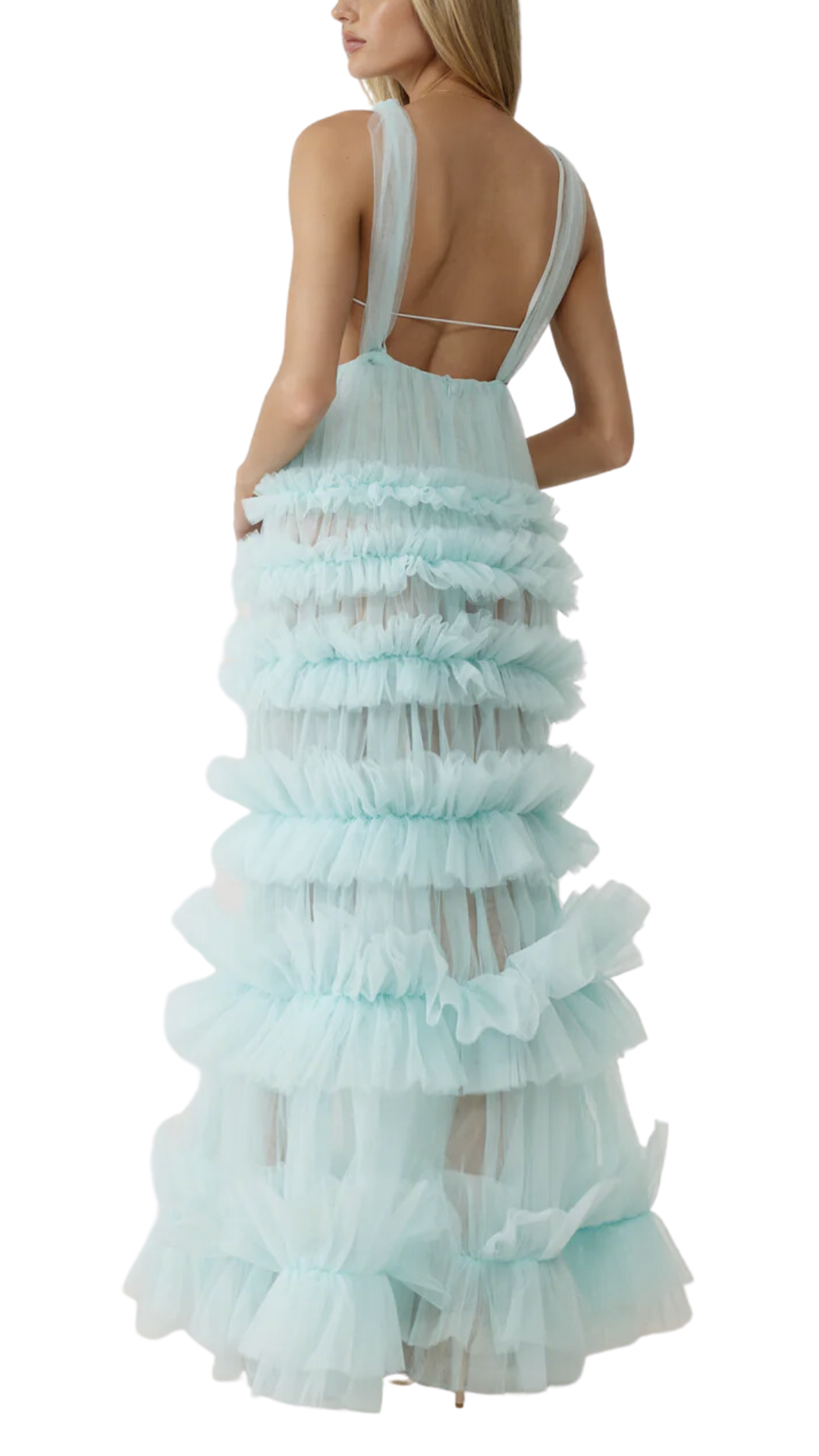 Lexi Mariella Tulle Dress in Seafoam