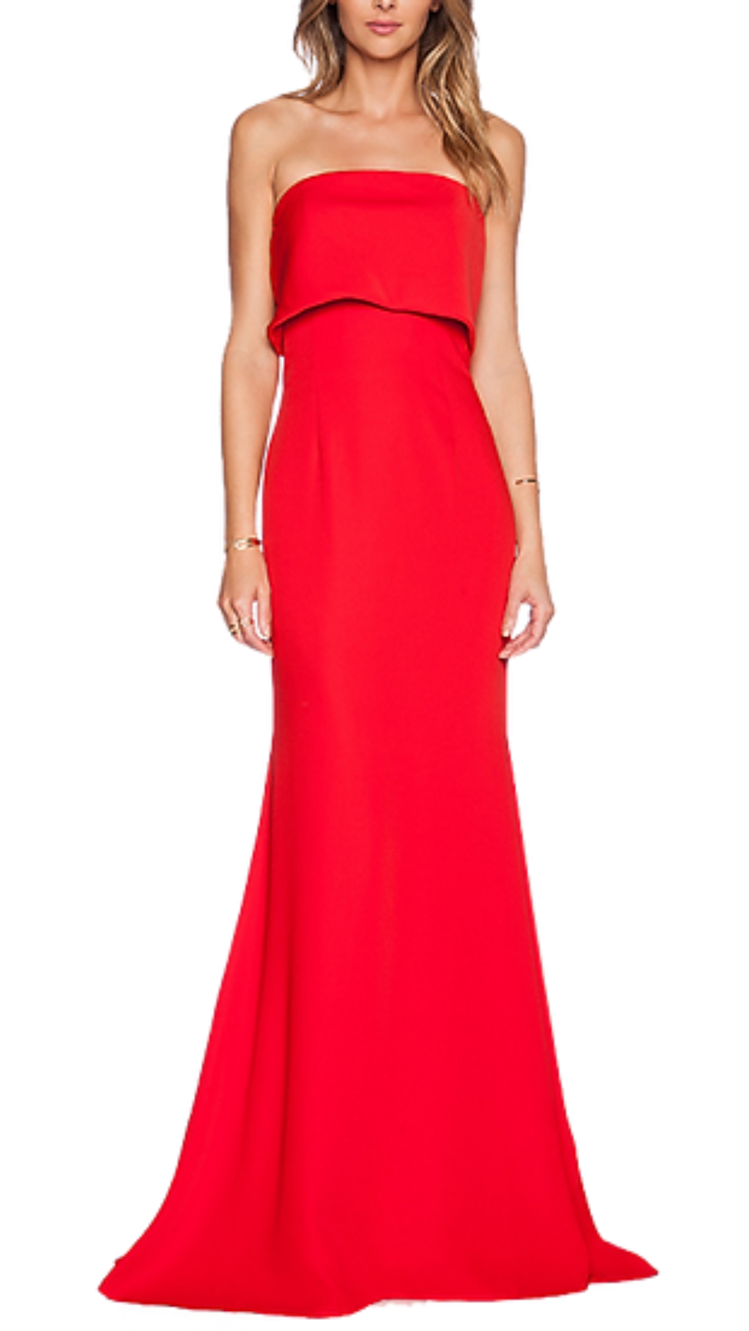 Jarlo London Grace Layered Bustier Gown in Red – Style Lease