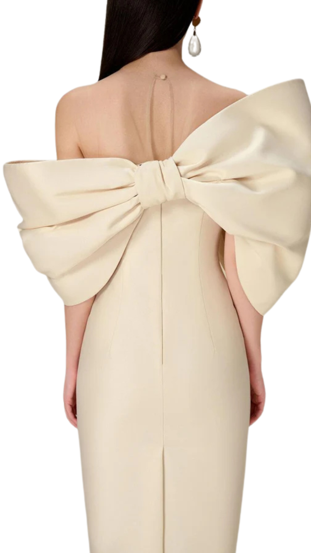 Style Lease Nude Big Bow Dress