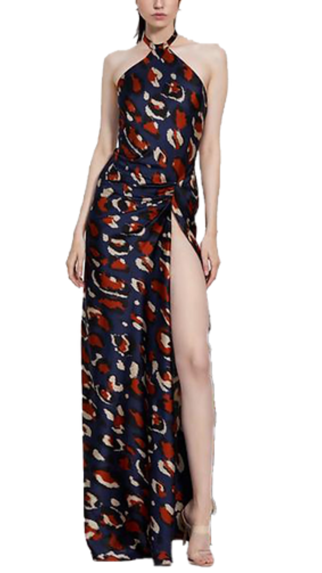 Lexi Sheena Halter Dress in Print