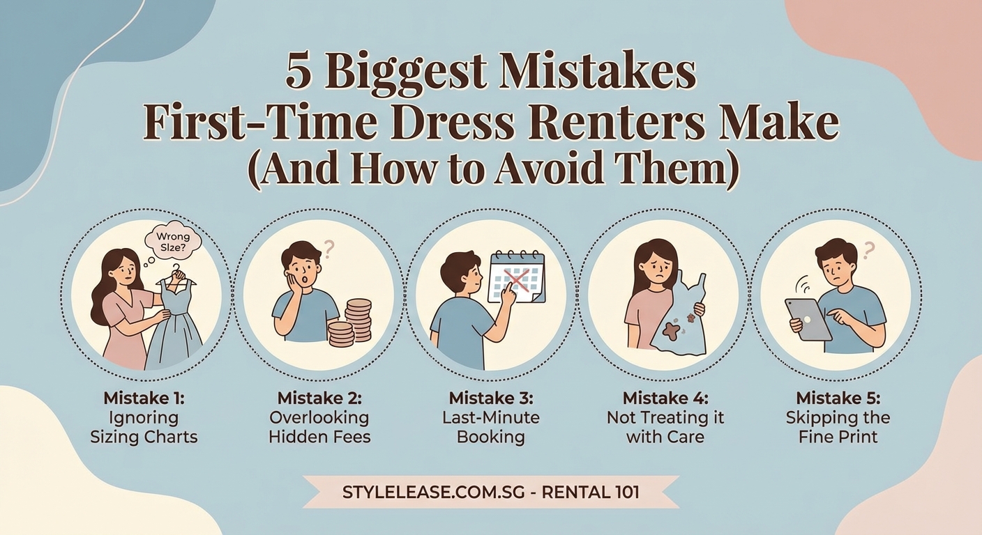 5 Biggest Mistakes First-Time Dress Renters Make (And How to Avoid Them) — 1