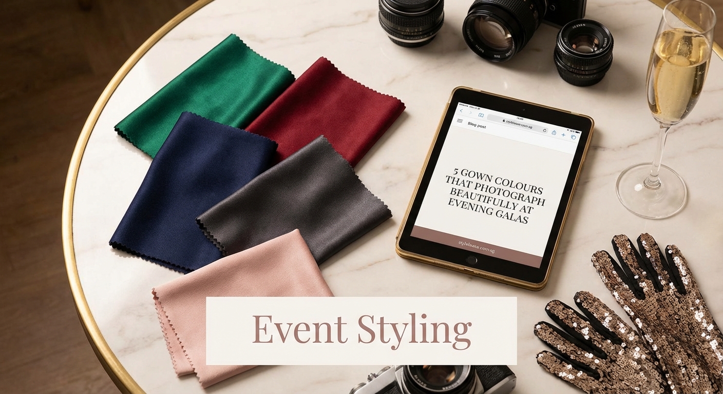 5 Gown Colours That Photograph Beautifully at Evening Galas - Illustration 2