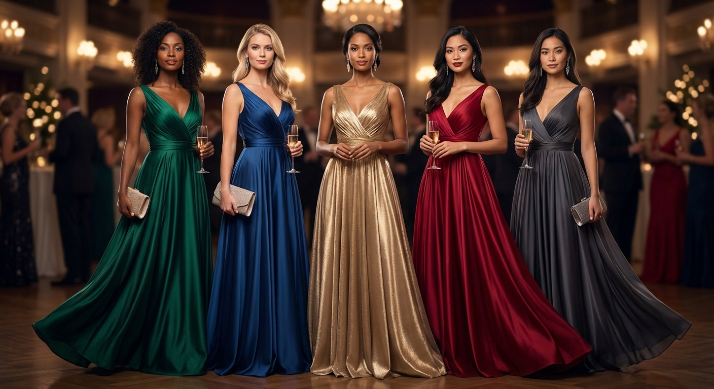 5 Gown Colours That Photograph Beautifully at Evening Galas