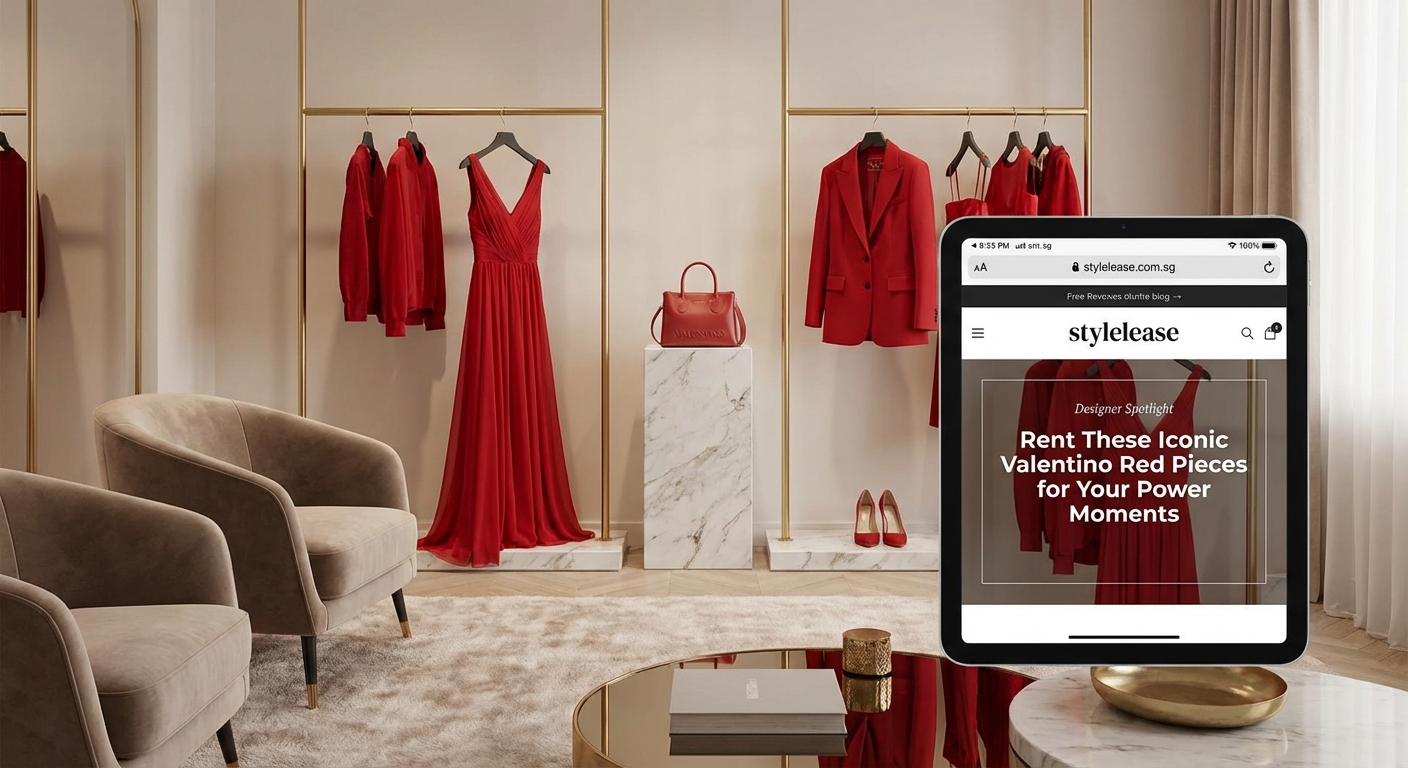 Rent These Iconic Valentino Red Pieces for Your Power Moments - Illustration 1