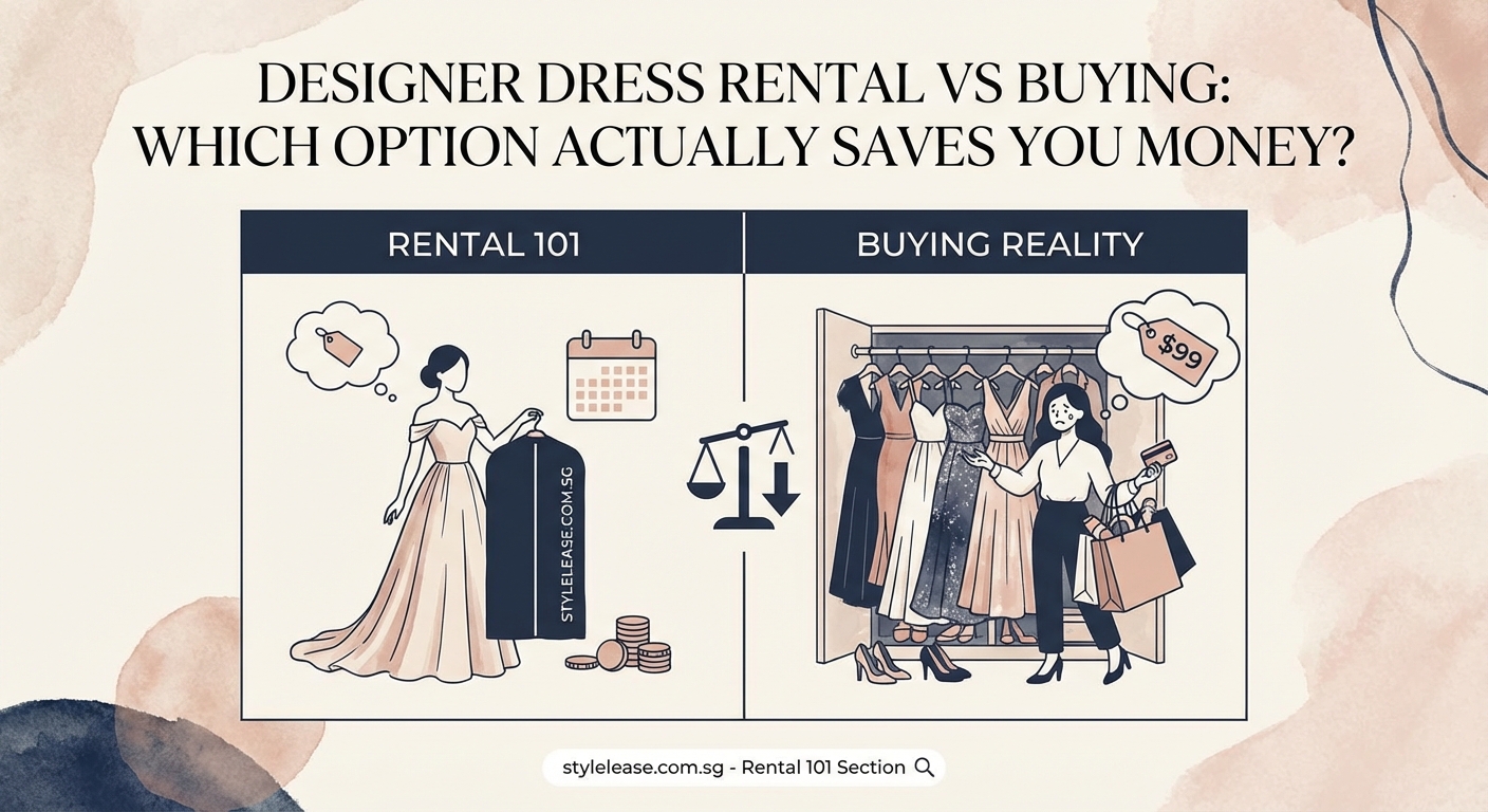 Designer Dress Rental vs Buying: Which Option Actually Saves You Money? - Illustration 1