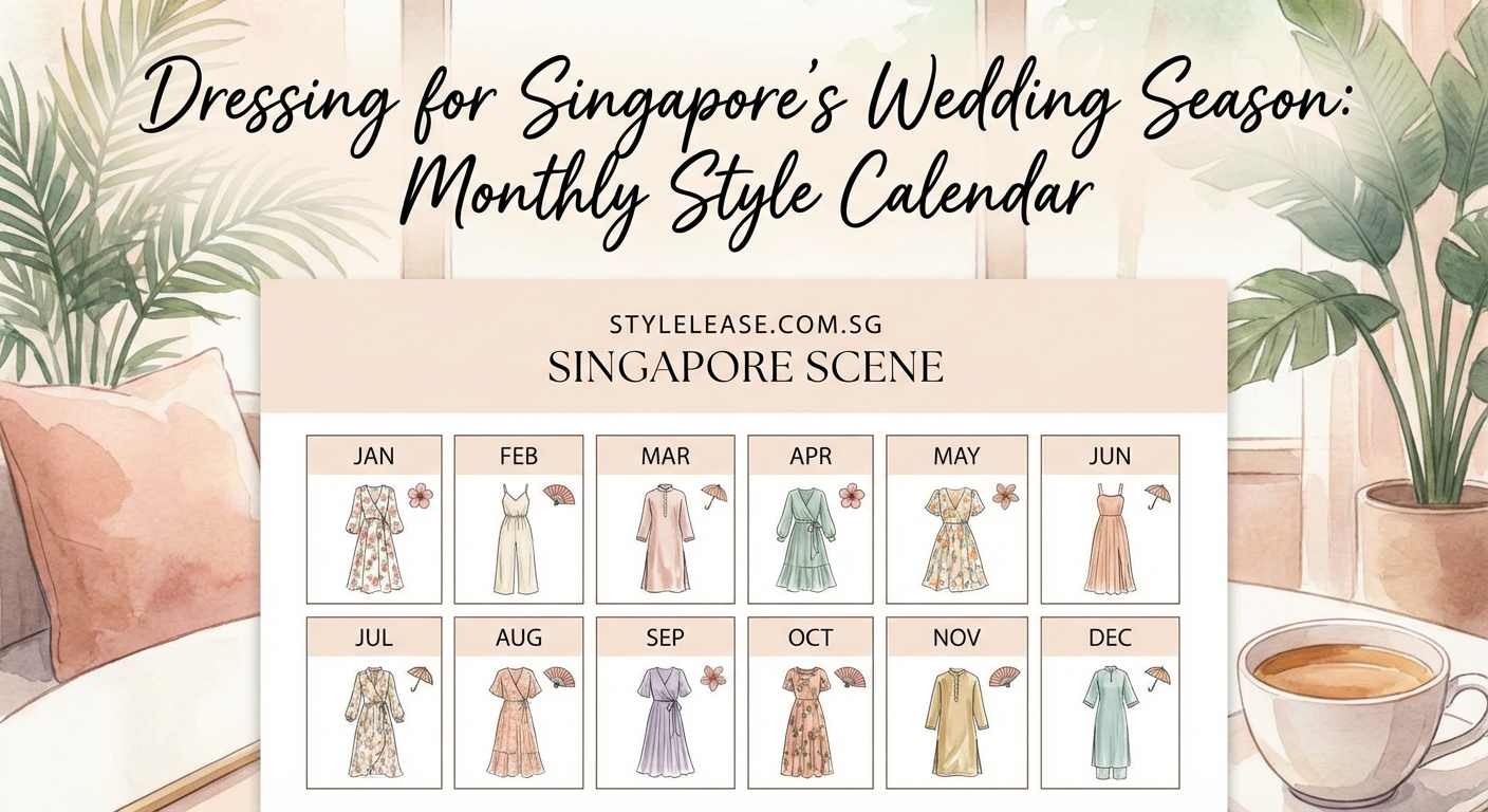 Dressing for Singapore's Wedding Season: Monthly Style Calendar - Illustration 1