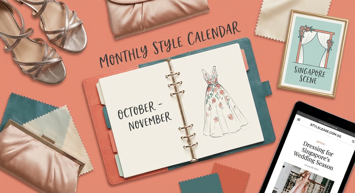 Dressing for Singapore's Wedding Season: Monthly Style Calendar - Illustration 2