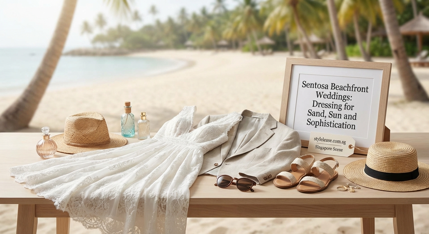 Sentosa Beachfront Weddings: Dressing for Sand, Sun and Sophistication - Illustration 2