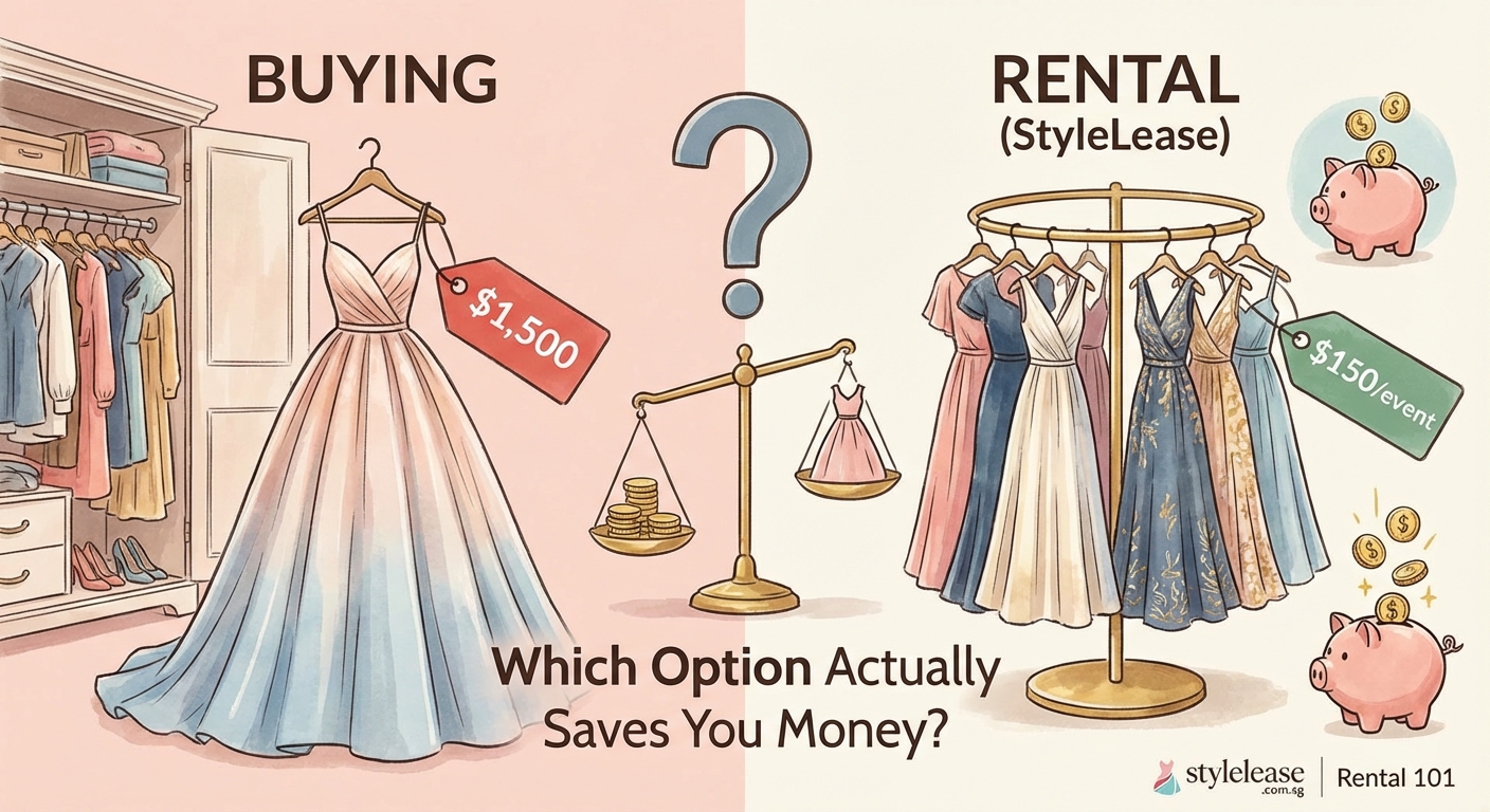Designer Dress Rental vs Buying: Which Option Actually Saves You Money? — 2