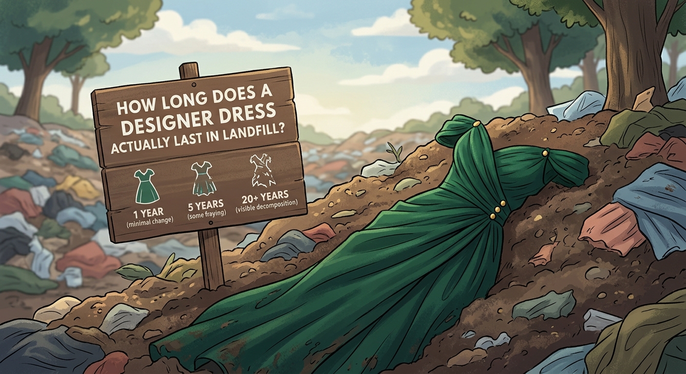 How Long Does a Designer Dress Actually Last in Landfill? - Illustration 2