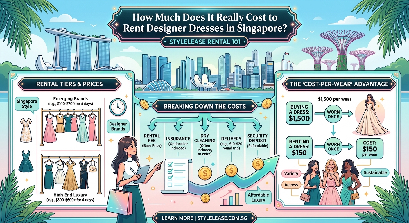 How Much Does It Really Cost to Rent Designer Dresses in Singapore? - Illustration 2