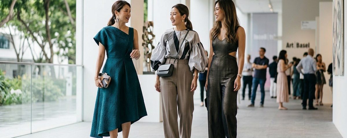 Art Basel and Gallery Openings: How Singapore's Fashion Set Dresses for Art Events