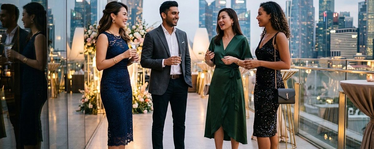 Cocktail Attire Decoded: What It Really Means for Singapore Events