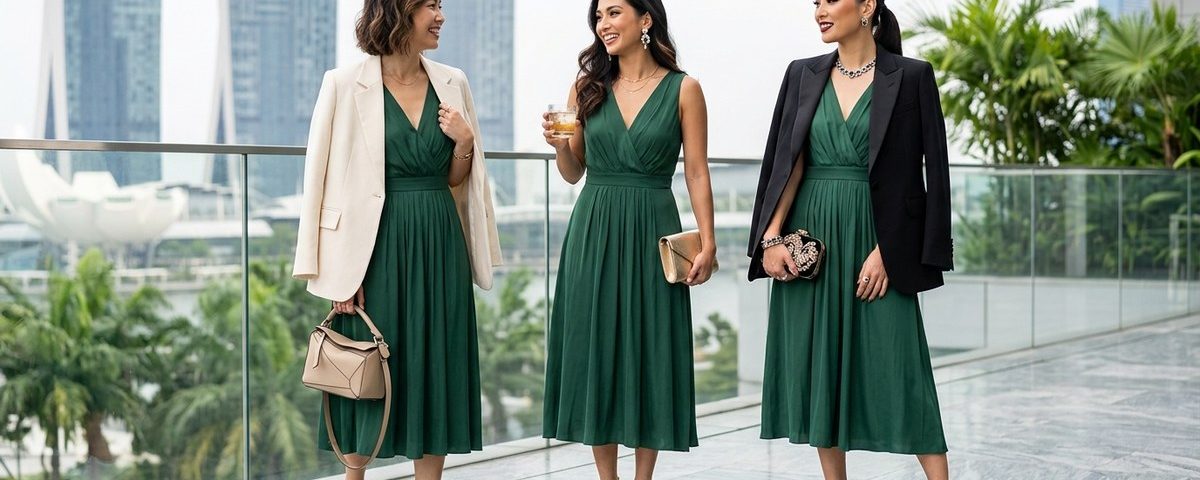 How Singapore's Best-Dressed Women Style the Same Rental Differently