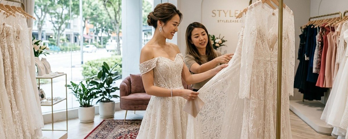 What Every Singapore Bride Needs to Know Before Renting a Wedding Gown