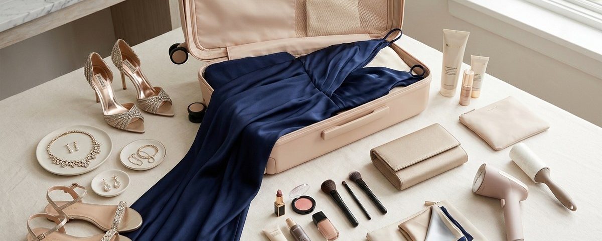 Your Ultimate Packing List: Styling Essentials When You Rent a Gown