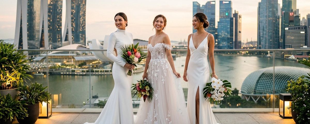 Which Wedding Gown Styles Are Most Popular for Rent in Singapore Right Now?